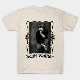 Scott Walker …… Retro Fan Design T-Shirt